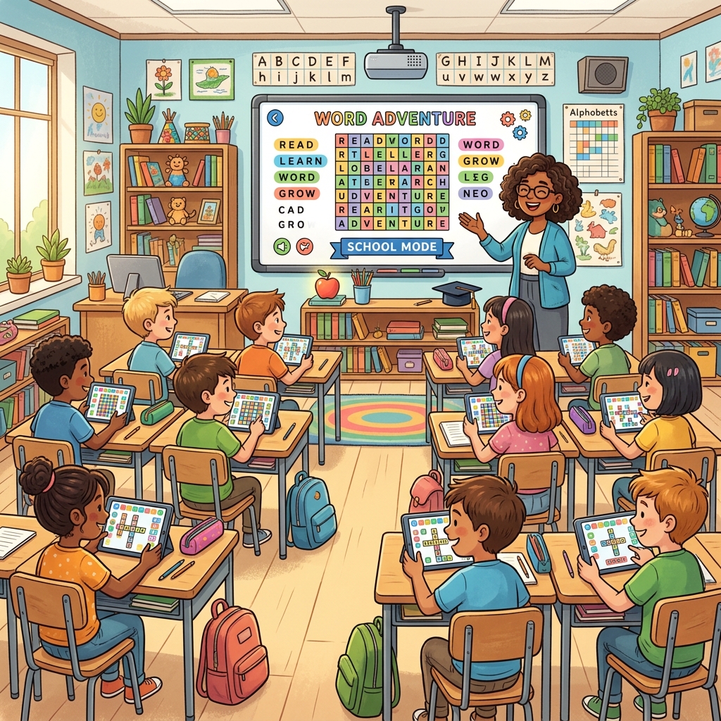 School Mode for Educators: Using WordlyPlay as a Classroom Tool