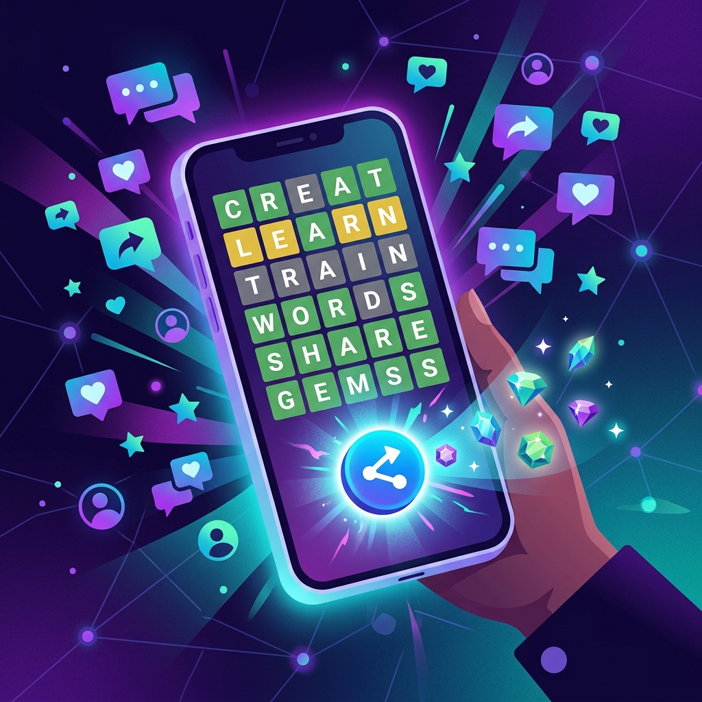 Sharing Game Results: How to Share Your Grid and Earn Gems