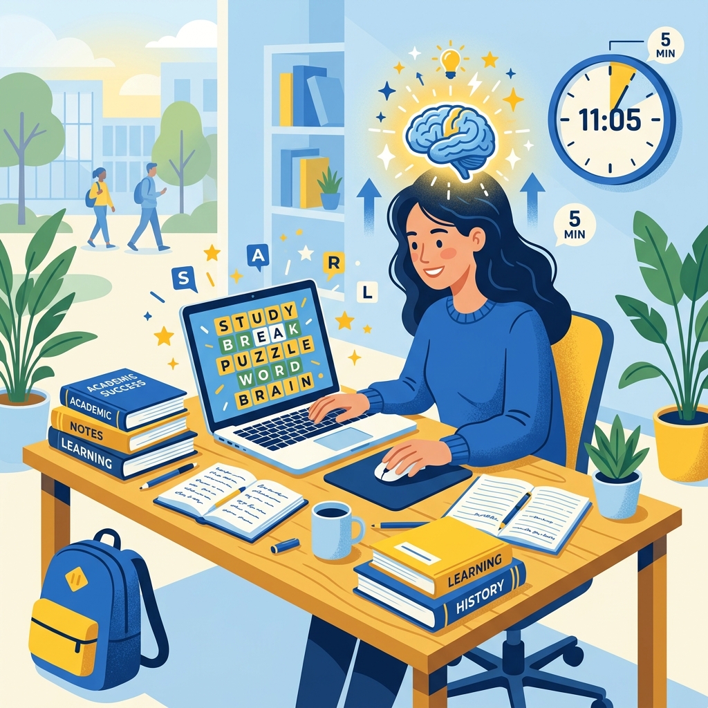 Wordle as a Study Break: How 5 Minutes Can Boost Focus and Retention