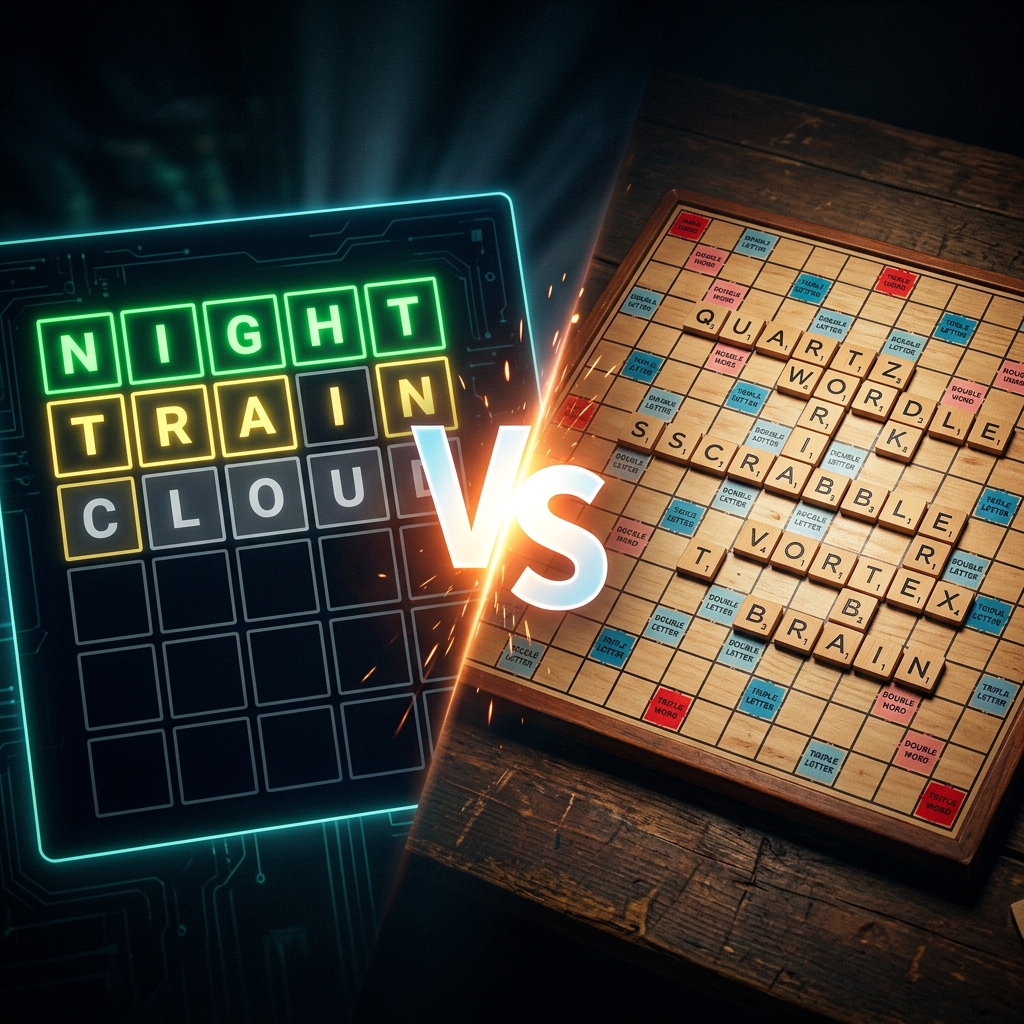 Wordle vs. Scrabble: Which Word Game Is Actually Harder?